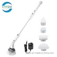 Spin Electric Scrubber Cleaning Brush with 3 Brush Heads, Extension Handle, Rechargeable Battery